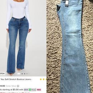 Lost Without You Soft Stretch Boot Cut Jeans Dark Wash size 5